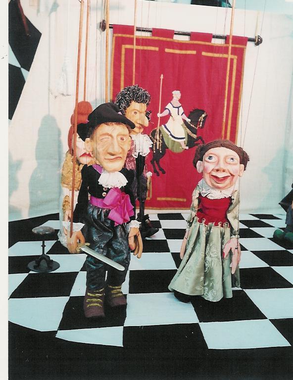 Bonecos da compañía O retablos da marabillas. Fonte: Museo Galego da Marioneta