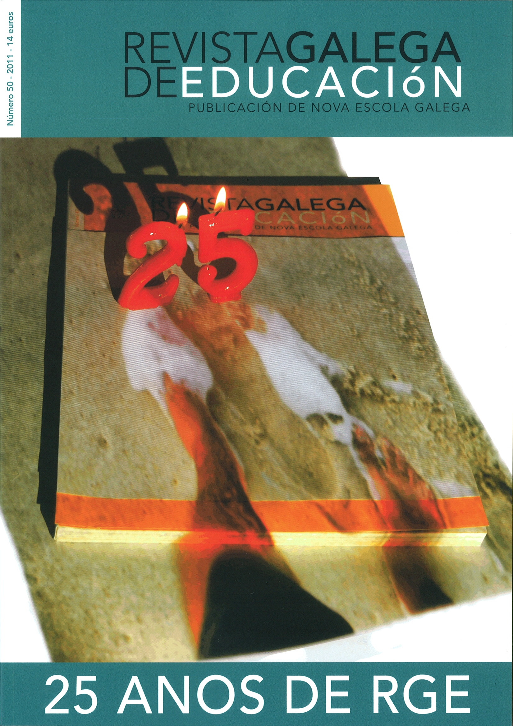 Capa da <i>Revista Galega de Educación</i> 50