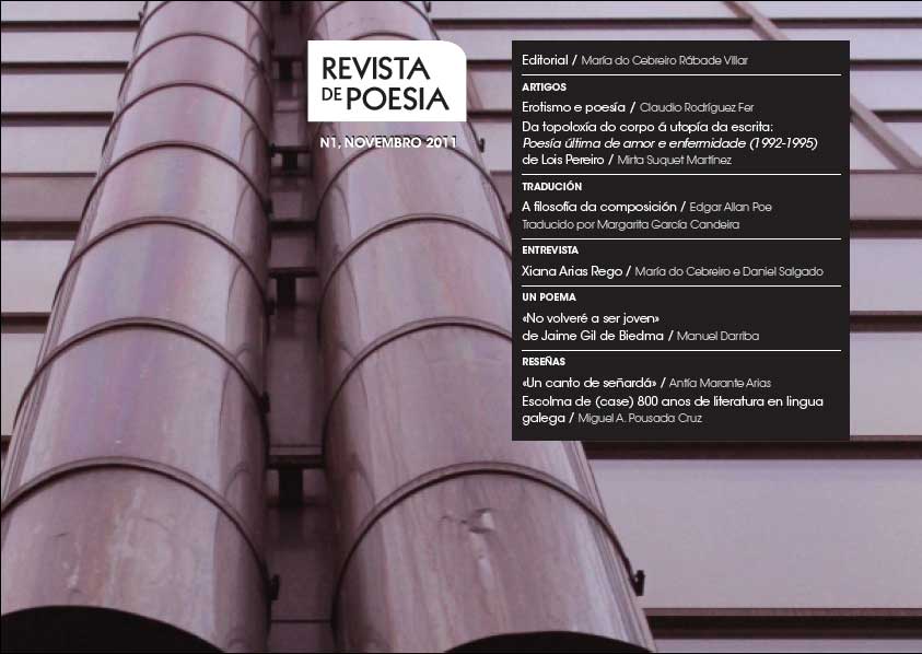 Capa de <i>Revista de poesia</i> 1