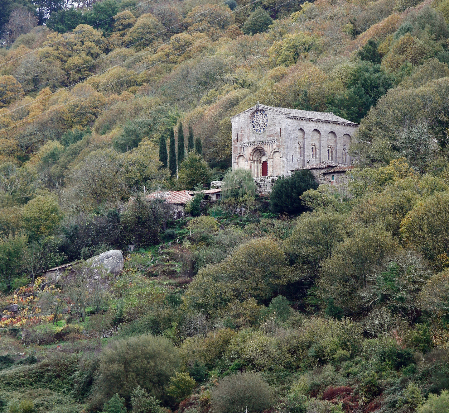 Santo Estevo de Ribas de Miño. Fotografía de Turismo de Galicia