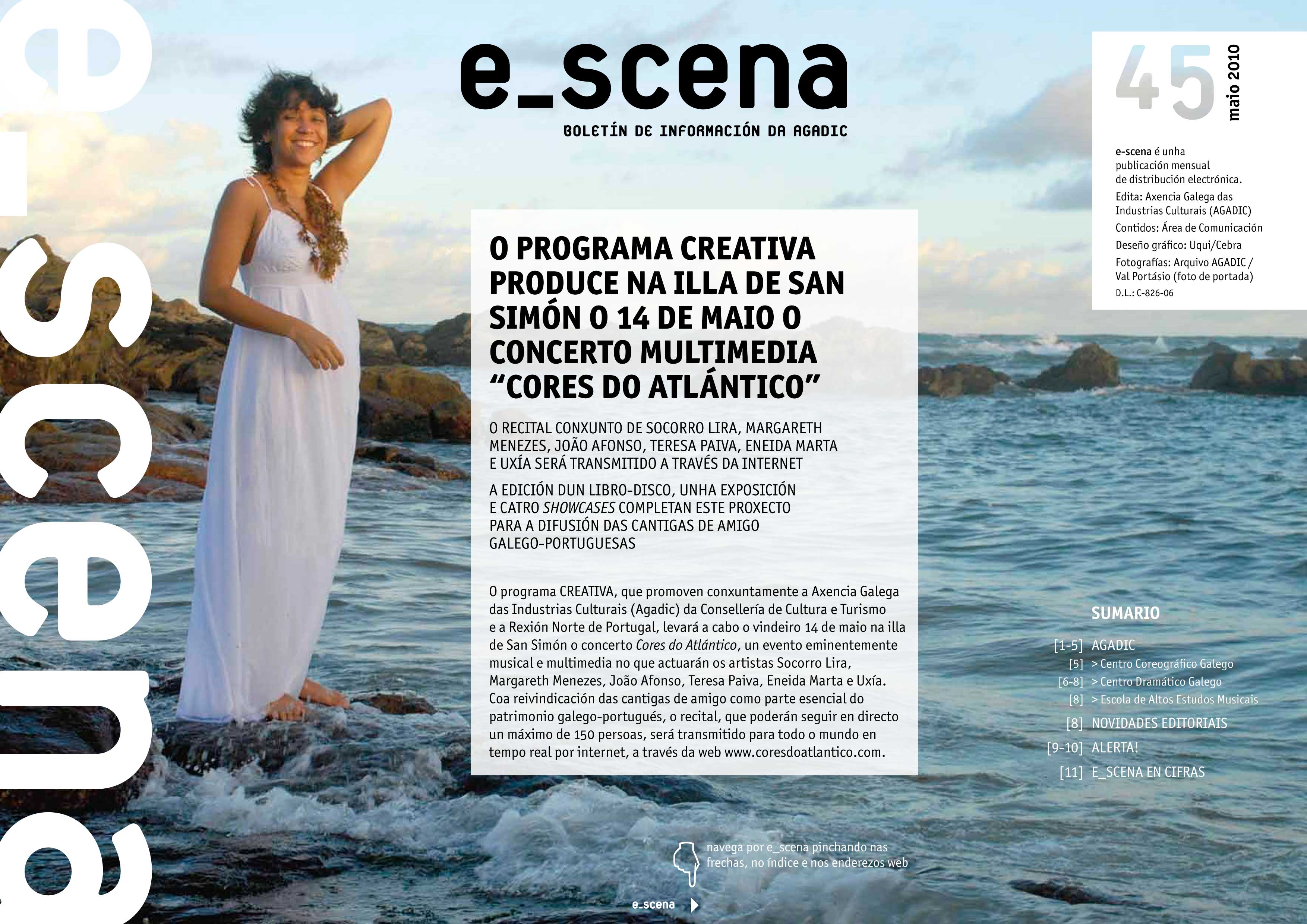 Portada do e_scena