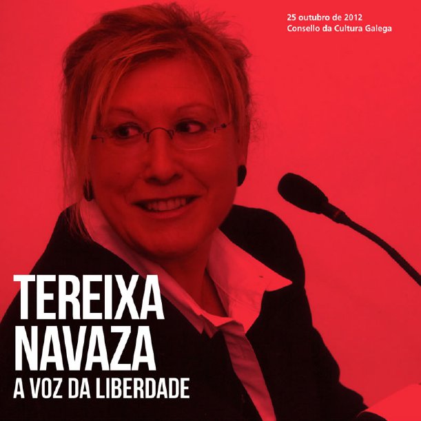 Cartel da xornada de homenaxe a Tereixa Navaza