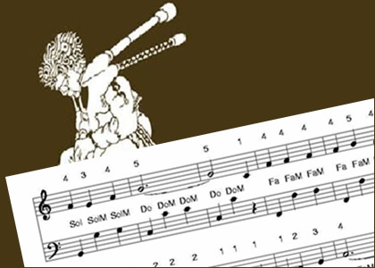 Imaxe da reportaxe: O pentafol recolle en seiscentas pxinas unha escolma nica de partituras para gaita