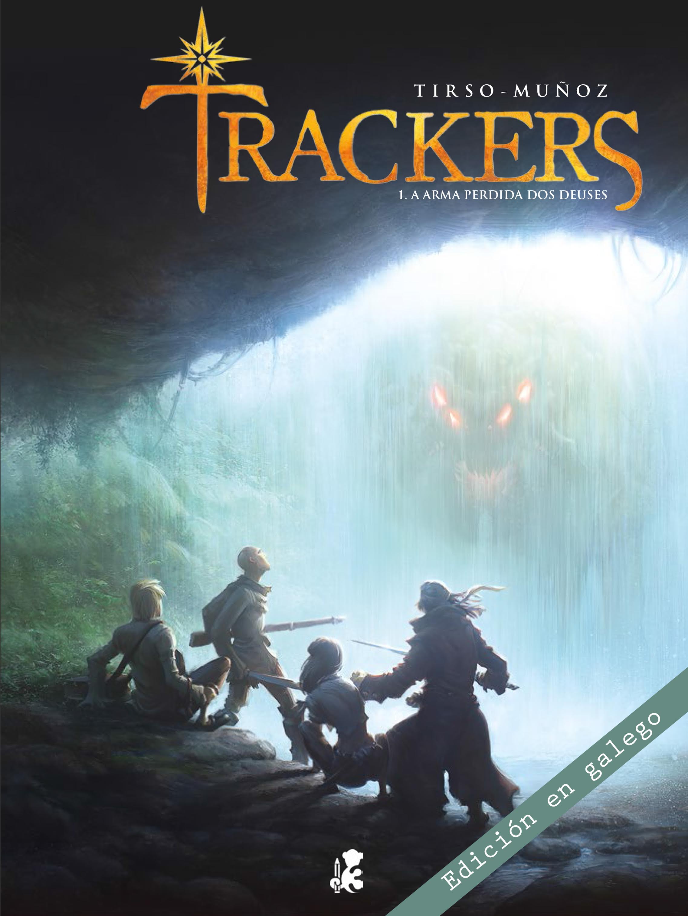 Capa de <i>Trackers. A arma perdida dos deuses</i>