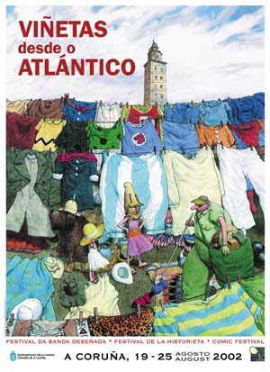 Cartel de Viñetas desde o Atlántico 2002