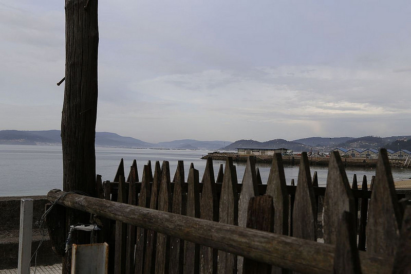 Vista da Ría de Pontevedra desde o Estaleiro de Purro (Bueu)