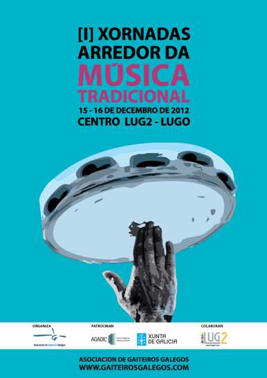 Cartel das I Xornadas sobre a Música Tradicional