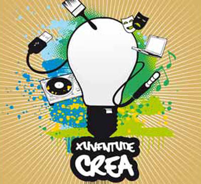 Cartel da edición 2010 dos certames Xuventude Crea