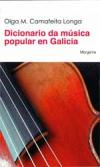 Portada de Dicionario da Msica Popular en Galicia