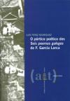 Portada de O prtico potico dos Seis poemas galegos de F. Garca Lorca