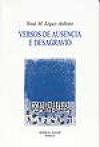 Portada de Versos de ausencia e desagravio